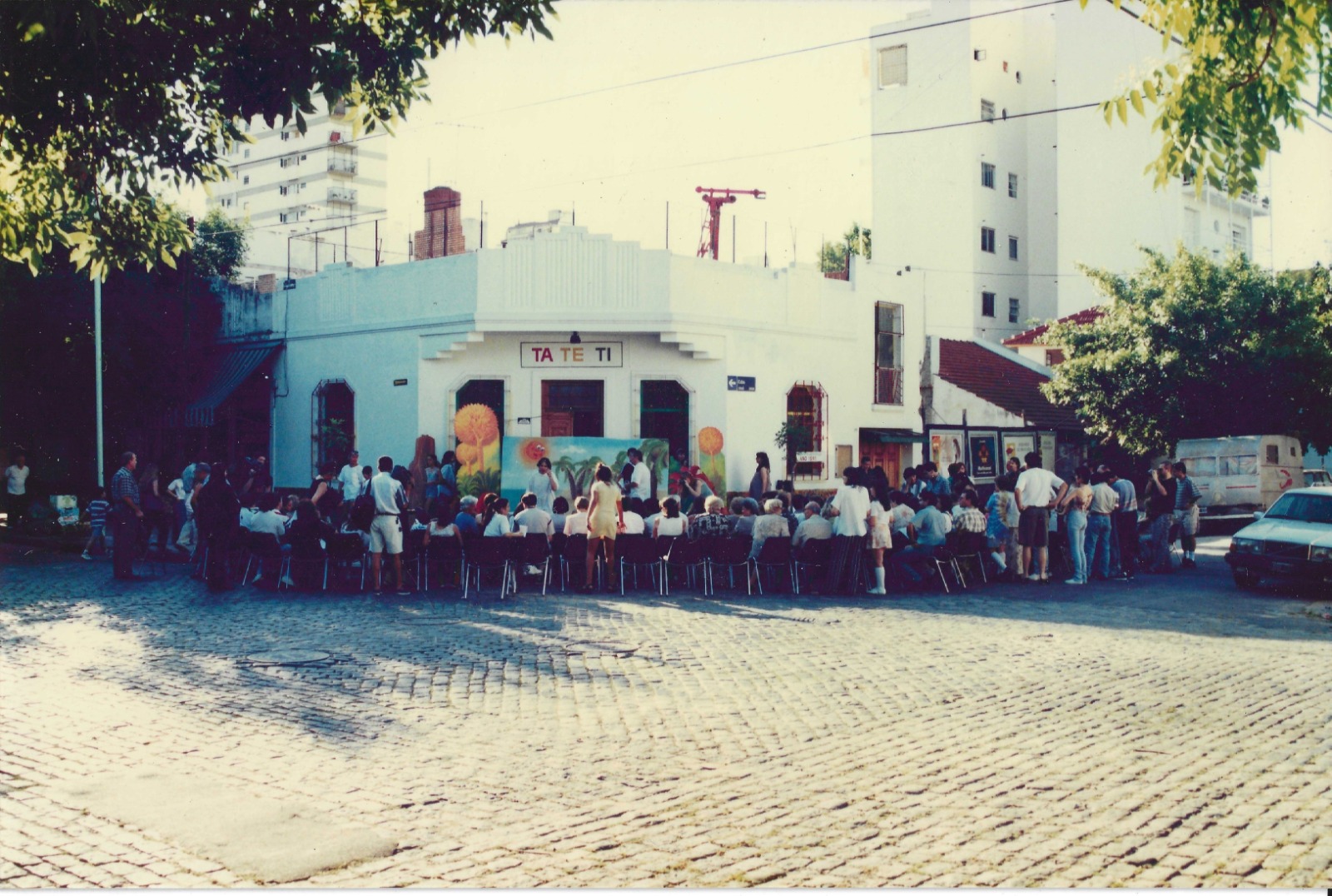 Imagen histórica del Jardín TA-TE-TI de Núñez